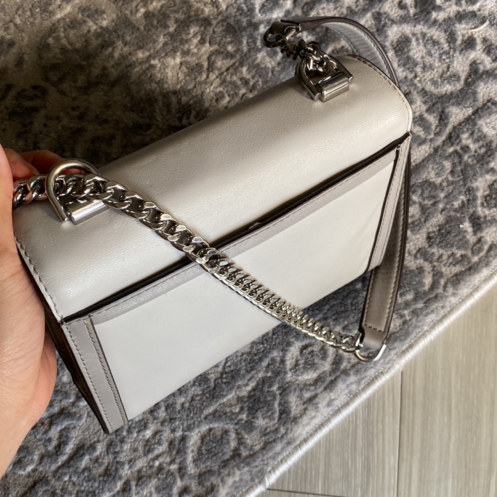 MICHAEL Michael Kors Whitney Leather Convertible Shoulder Bag Grey - Picture 3 of 7